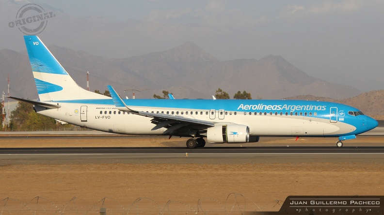 ► Model: Boeing 737-8SH
► Airline: Aerolineas Argentinas
► Reg: LV-FVO
► MSN: 41356
► Santiago de Chile Arturo Merino Benítez Int'l - (SCEL). Chile LV-FVO.jpg
